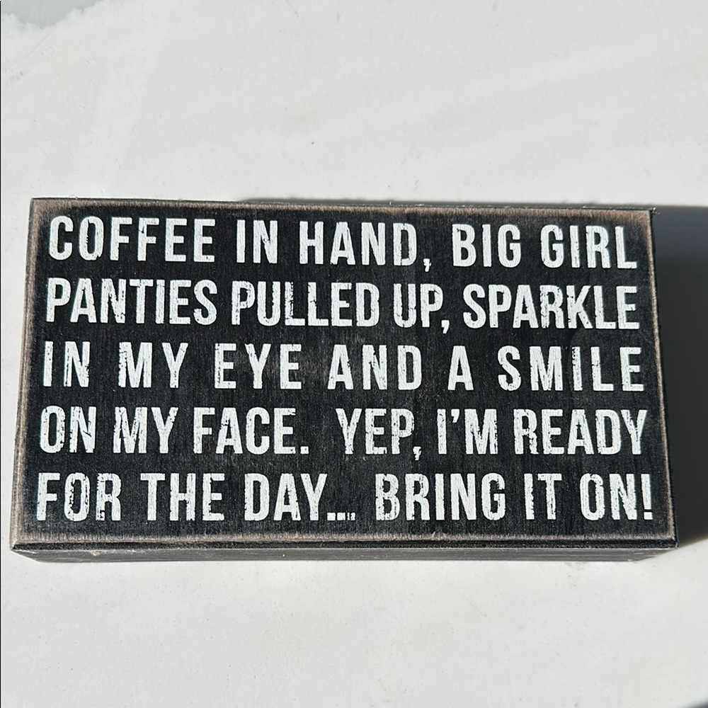 Coffee Quote Sign☕️